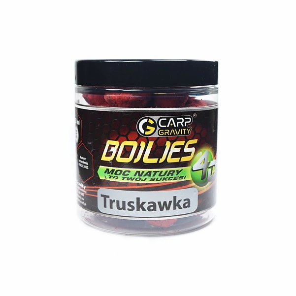 Carp Gravity 4D Boilies - Truskawka 20мм / 250мл