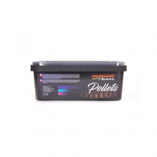 MassiveBaits Pellet - Norwegian Halibut Oily Chunks Drilled