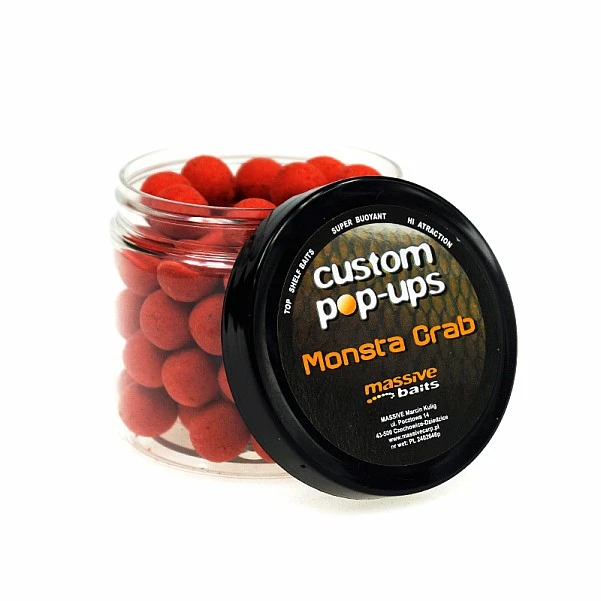 MassiveBaits Custom Pop-Ups Monsta Crab 14 mm
