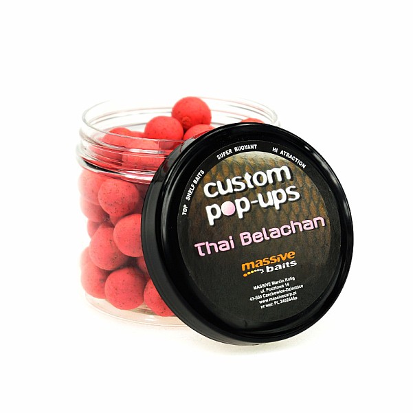 MassiveBaits Custom Pop-Ups Thai BelachanGröße 14 mm