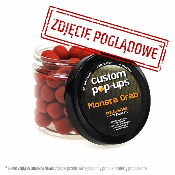 MassiveBaits Custom Pop-Ups Mussel Paella 14 mm