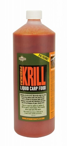 Dynamite Baits Krill Liquid Carp Foodcsomagolás 1 liter - MPN: DY337 - EAN: 5031745210732
