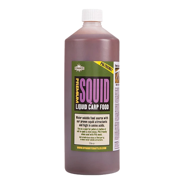 Dynamite Baits Squid Liquid Carp Food 1 litr