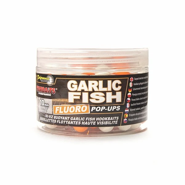 Starbaits Performance FLUO Pop-Ups - Garlic Fish 10 mm