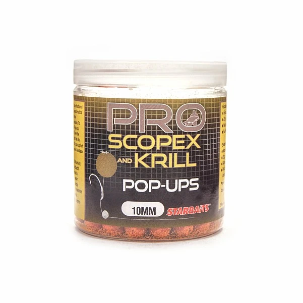 NEW Starbaits Probiotic Scopex and Krill Pop-Ups 10 mm