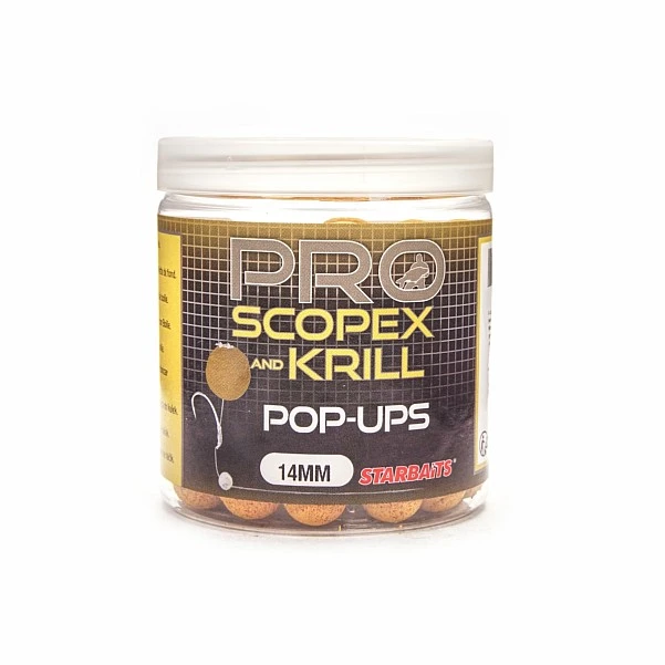 NEW Starbaits Probiotic Scopex and Krill Pop-Ups 14 mm