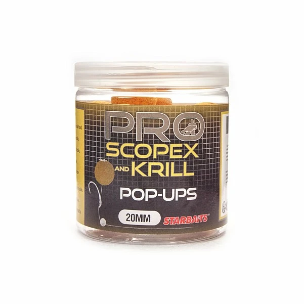 NEW Starbaits Probiotic Scopex and Krill Pop-Ups 20 mm