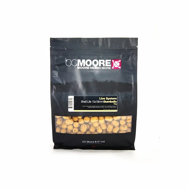 CcMoore ShelfLife Dumbells - Live System - 1kg 1 кг / 15x18 мм