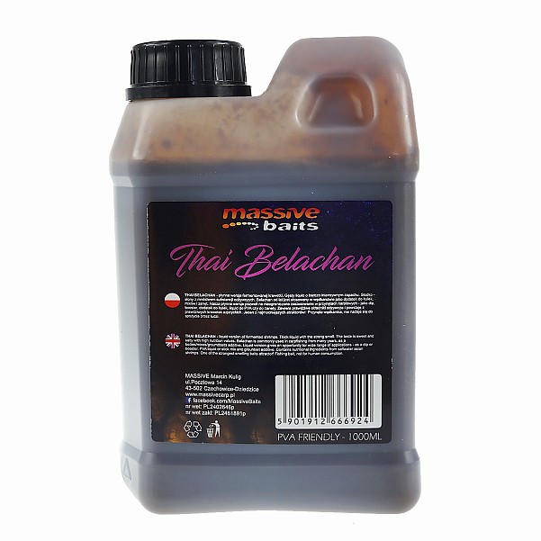 MassiveBaits Liquid - Thai Belachan embalaje 1000 ml - MPN: LQ019 - EAN: 5901912666924