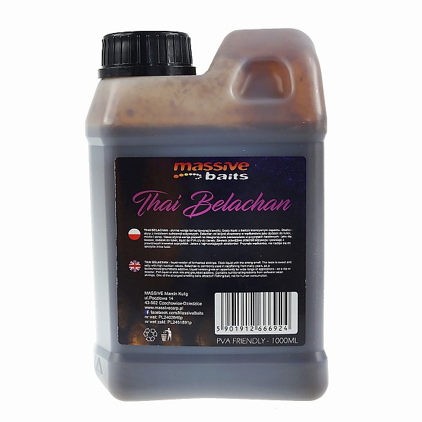 MassiveBaits Liquid - Thai Belachan opakowanie 1000 ml - MPN: LQ019 - EAN: 5901912666924