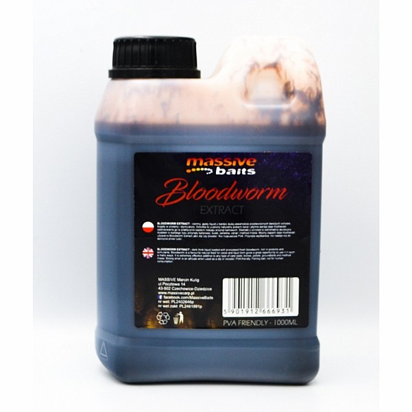 MassiveBaits Bloodworm Extractcsomagolás 1000 ml - MPN: LQ020 - EAN: 5901912666931
