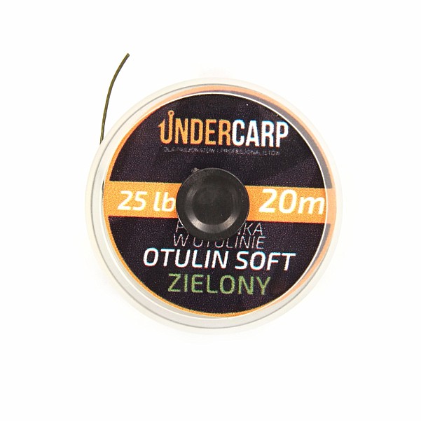 UnderCarp Otulin Soft - Tresse à bas de ligne gainéetaper vert / 25lb - MPN: UC89 - EAN: 5902721601724