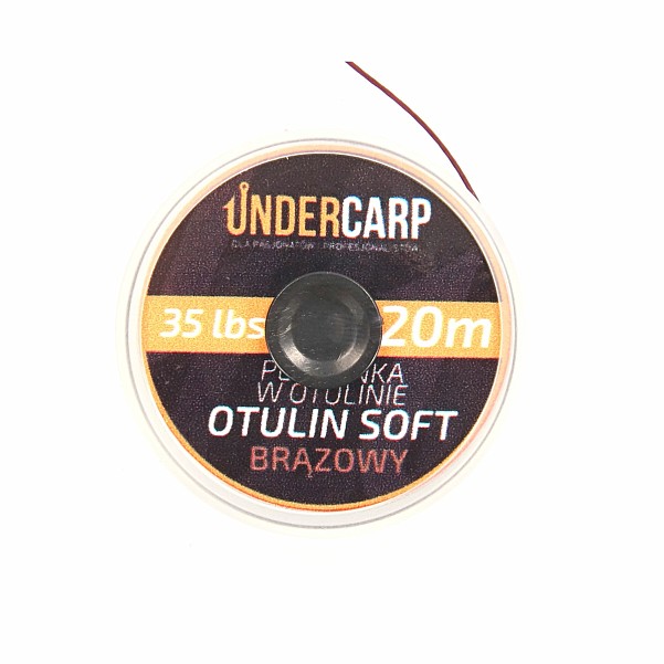 UnderCarp Otulin Soft - Treccia terminale in guainatipo marrone / 35lb - MPN: UC86 - EAN: 5902721601748