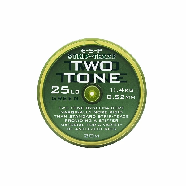 ESP Two Tone Coated Braid 25lb / zielony