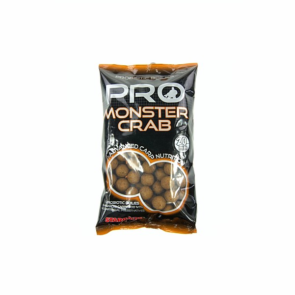 NEW Starbaits Probiotic Boilies - Monster Crab misurare 20mm / 0,8kg - MPN: 65589 - EAN: 3297830655891