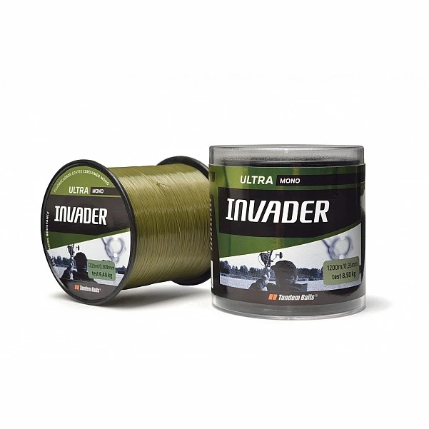 Tandem Baits -  Żyłka Invader Ultra Mono - Żyłka - oliwkowy 0,331 mm