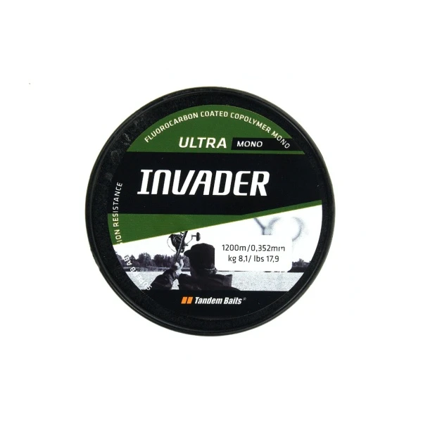 Tandem Baits -  Żyłka Invader Ultra Mono - Żyłka - oliwkowy 0,35 mm