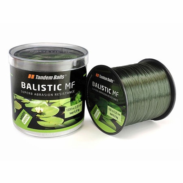 Tandem Baits Balistic MF Weedy Green - Fil de pêcheversion 600 m / 0,30 mm - MPN: 02950 - EAN: 5907666663981