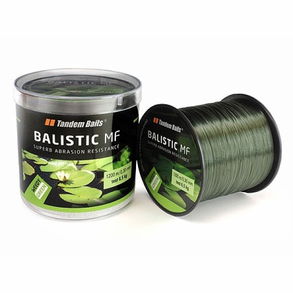 Tandem Baits Balistic MF Weedy Green - Línea de pescaversión 600 m / 0,30 mm - MPN: 02950 - EAN: 5907666663981