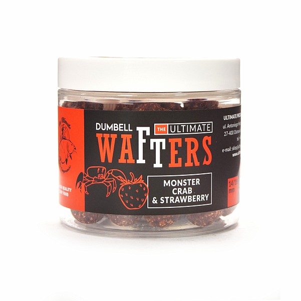 UltimateProducts Wafters - Monster Crab & Strawberrytípus dumbell wafters 14/18mm - EAN: 5903855430471