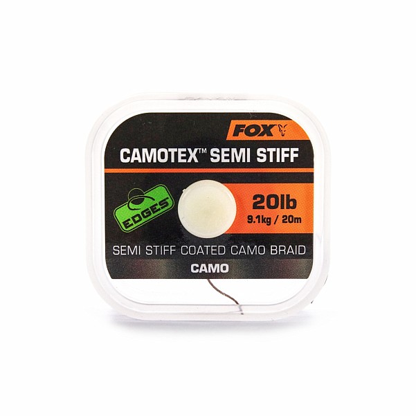 Fox Camotex Semi Stiff wytrzymałość 25lb (11.4kg) - MPN: CAC742 - EAN: 5056212115662