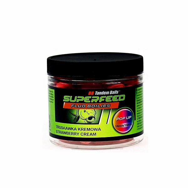 TandemBaits SuperFeed Fluo Truskawka Kremowa  14/16 мм / 90г