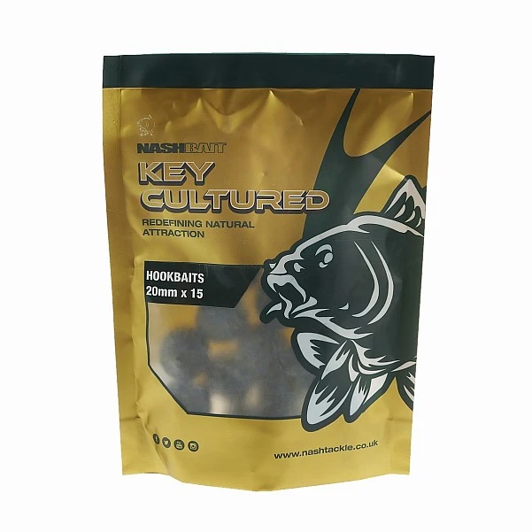 Nash The Key Cultured Hookbaits 18 mm