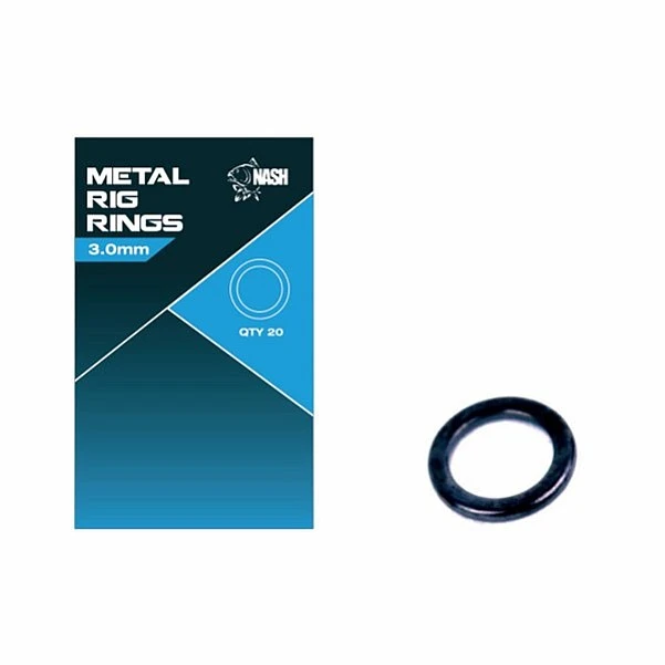 Nash Metal Rig Rings  3 mm