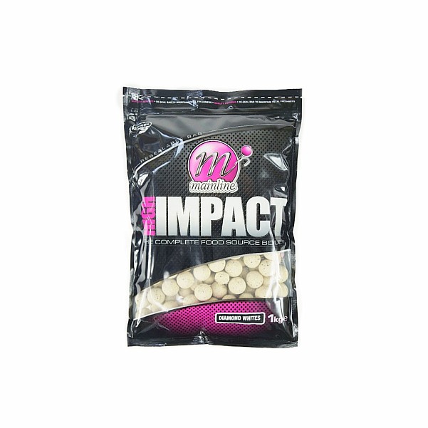 Mainline High Impact Boilies - Diamond Whitesvelikost 15 mm - 1kg - MPN: M23061 - EAN: 5060509810161