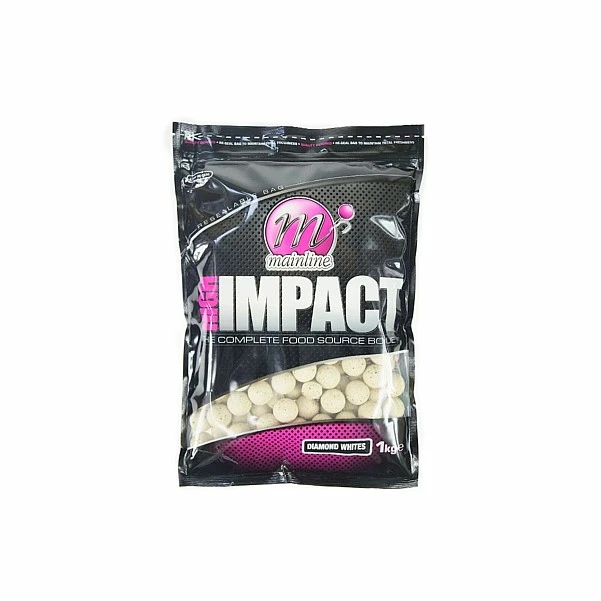 Mainline High Impact Boilies - Diamond Whites 15 мм - 1 кг