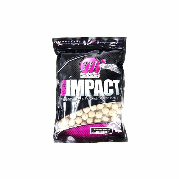 Mainline High Impact Boilies - Diamond Whites 20 мм - 1 кг