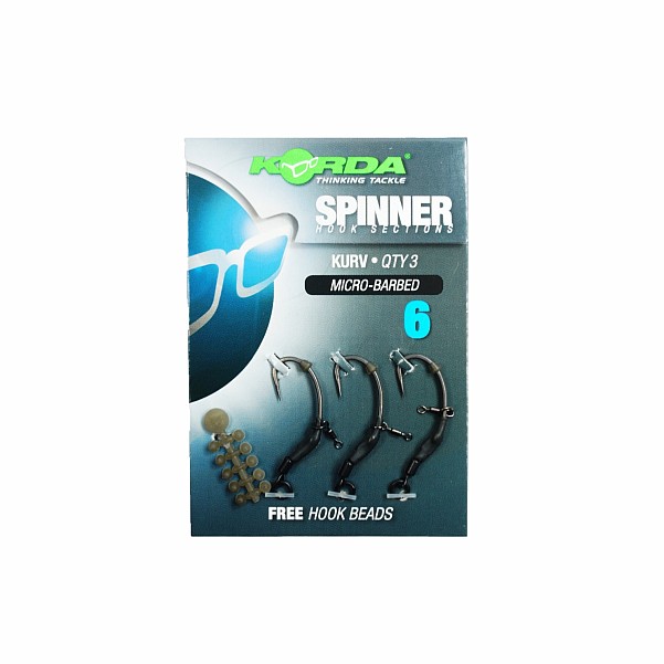 Korda Spinner Hook Sections Kurvrozmiar 6 - MPN: KCR131 - EAN: 5060461128304