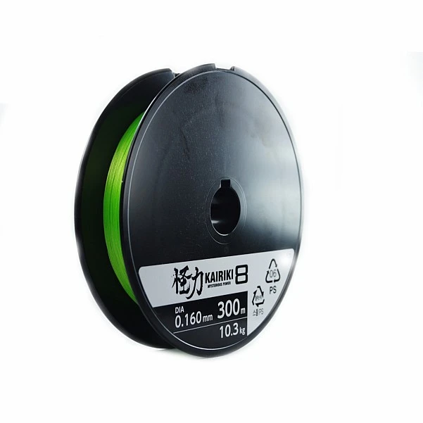 Shimano Kairiki 8 Mantis Green Braided Line 0,16mm / 300m