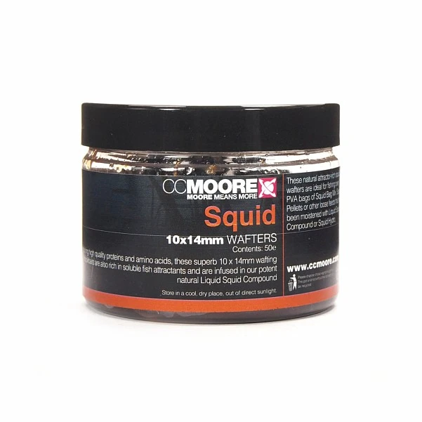 CcMoore Glugged Hookbaits Wafters - Squid 10x14mm