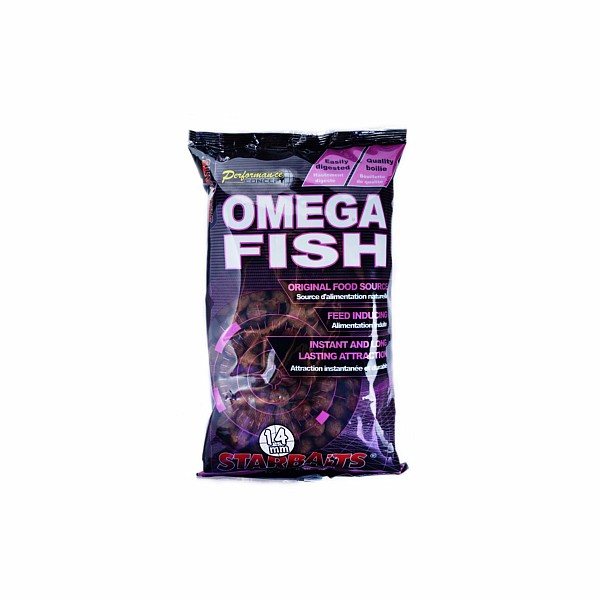 Starbaits Performance Boilies - Omega Fishméret 14 mm / 1kg - MPN: 69815 - EAN: 3297830698157