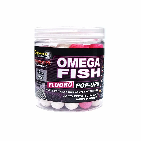 Starbaits Performance Fluo Pop Ups - Omega Fish 14 mm