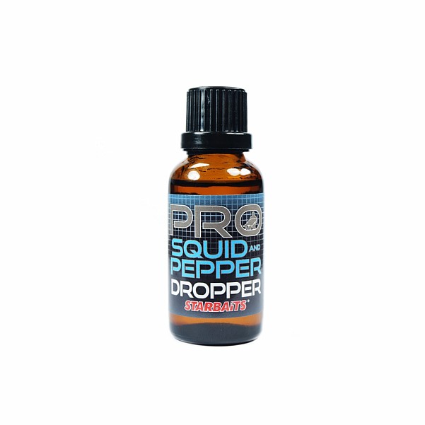 Starbaits Pro Squid and Pepper Dropper packaging 30ml - MPN: 27612 - EAN: 3297830276126
