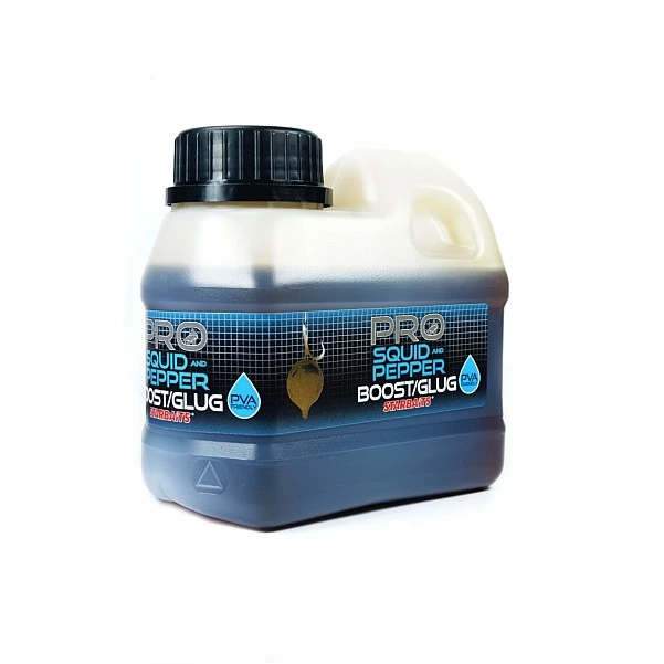 Starbaits Pro Squid and Pepper Boost Glug 500 мл