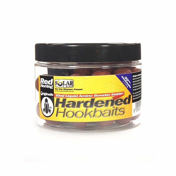 SOLAR Red Herring Hardened Hookbaits + Amino Liquid rozmiar 20 mm - MPN: RHHB20 - EAN: 5055681511654