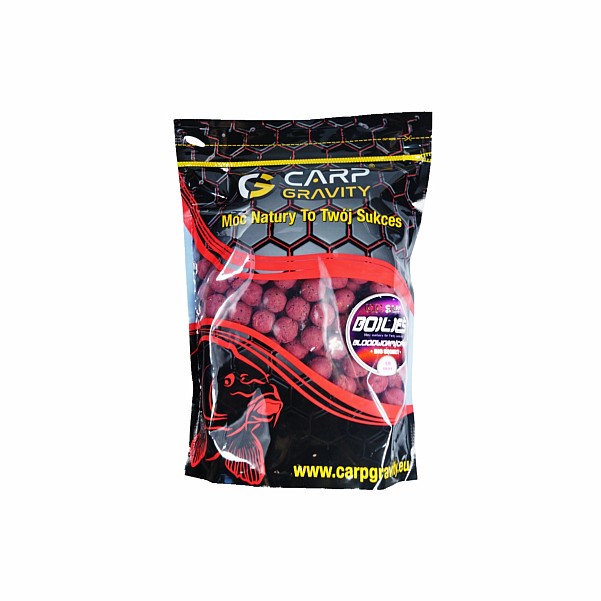 Carp Gravity Bio Secret Boilies - Bloodworm Caviar opakowanie 18mm / 1kg - MPN: BIK003 - EAN: 200000049485