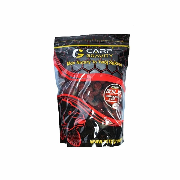 Carp Gravity Bio Secret Boilies - Strawberry Spirit 18 мм / 1 кг