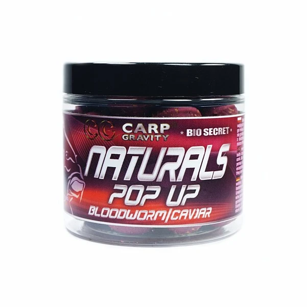 Carp Gravity Naturals Pop Ups - Bloodworm Caviar 18 мм / 200 мл