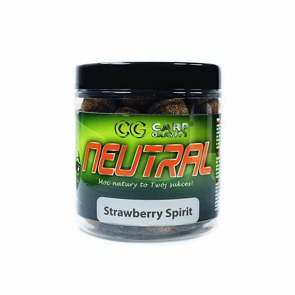 Carp Gravity Wafters Neutral Boilies - Strawberry Spirit  18mm / 200ml