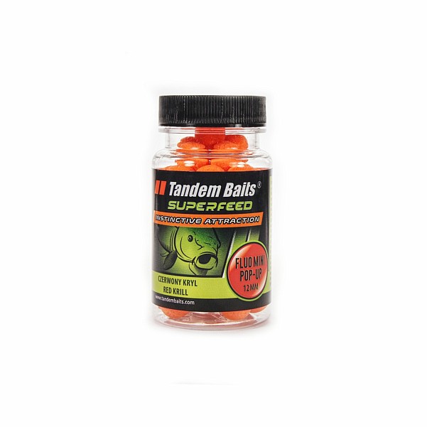 TandemBaits SuperFeed Fluo Pop-Up  - Krill Rojotamaño 12mm / 30 g - MPN: 25101 - EAN: 5907666688090