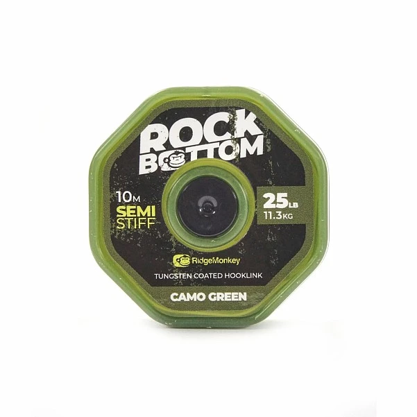 RidgeMonkey Rock Bottom Tungsten Coated Semi Stiff 25lb / Green