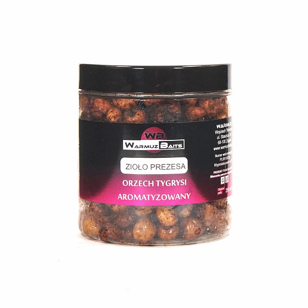 WarmuzBaits - Geschmacksverstärkter Tiger-Nuss mit Präsidenten-KräuternVerpackung 250ml - MPN: 67012 - EAN: 5902537373334