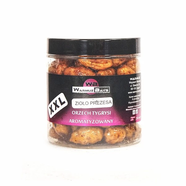 WarmuzBaits  - Orzech Tygrysi XXL Aromatyzowany Zioło Prezesa 250ml