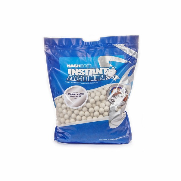 NEW Nash Instant Action Coconut Creme Bottom Bait 5 kgrozmiar 20 mm / 5kg - MPN: B3562 - EAN: 5055108835622