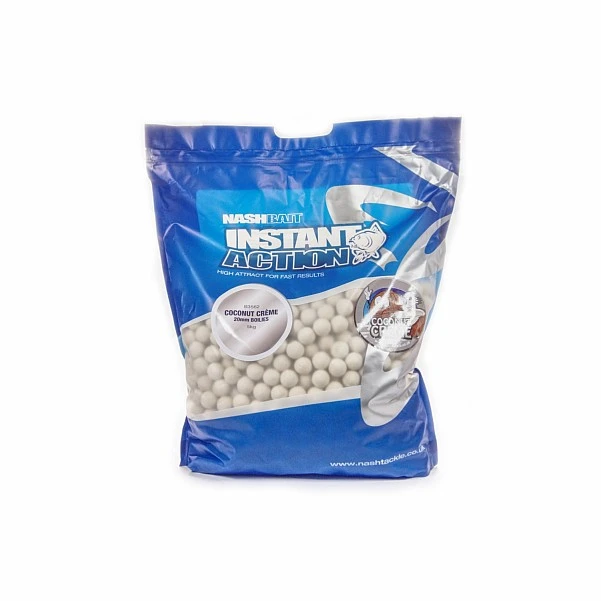 NEW Nash Instant Action Coconut Creme Bottom Bait 5 kg 20 mm / 5kg