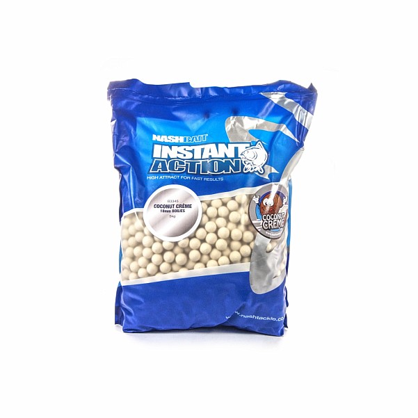 NEW Nash Instant Action Coconut Creme Bottom Bait 5 kgrozmiar 18 mm / 5kg - MPN: B3345 - EAN: 5055108833451